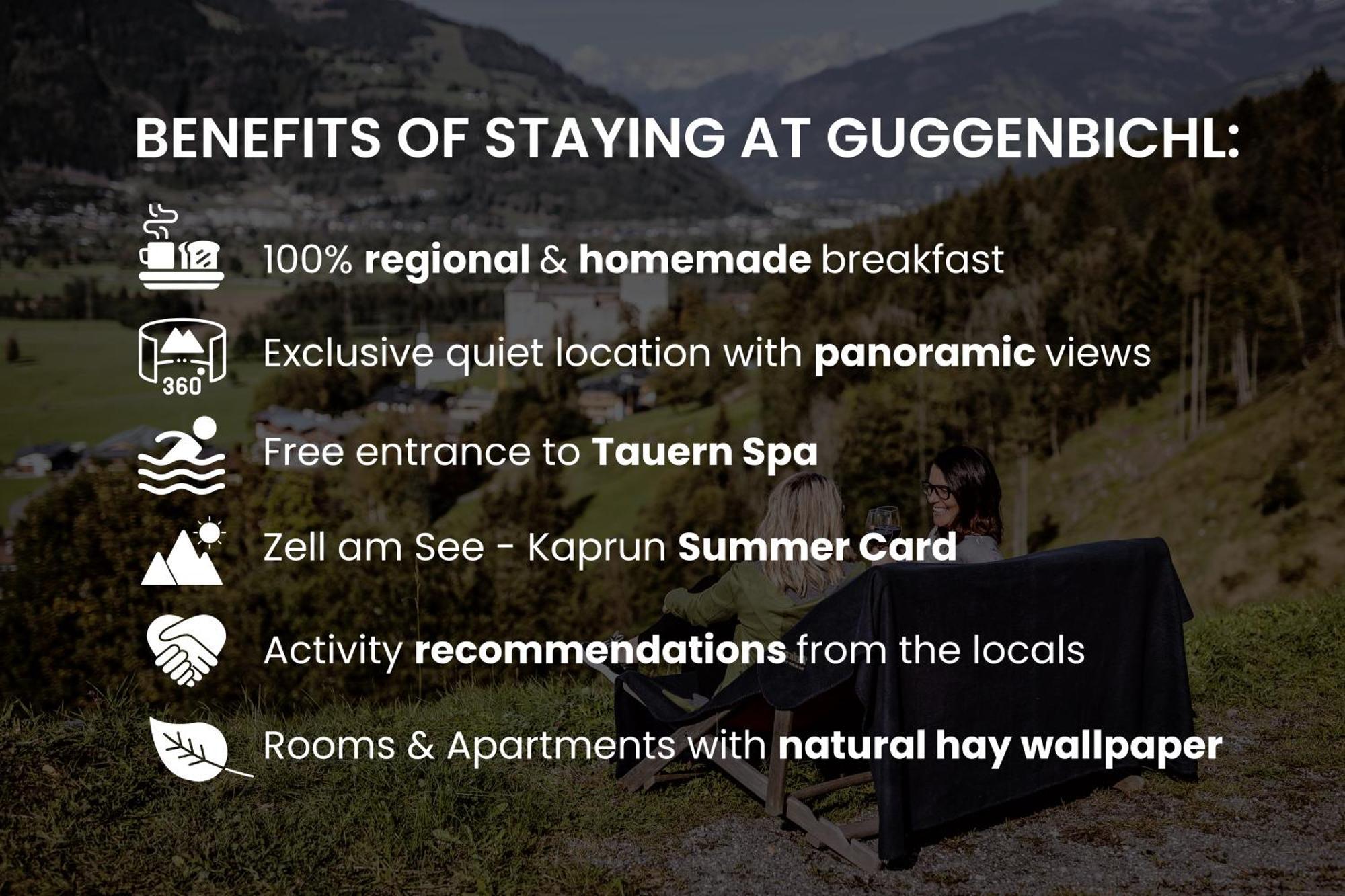 Panorama Hotel Guggenbichl - Inkl Sommerkarte, Einmaliger Eintritt Ins Tauern Spa & Bester Ausblick Ueber Kaprun Ngoại thất bức ảnh