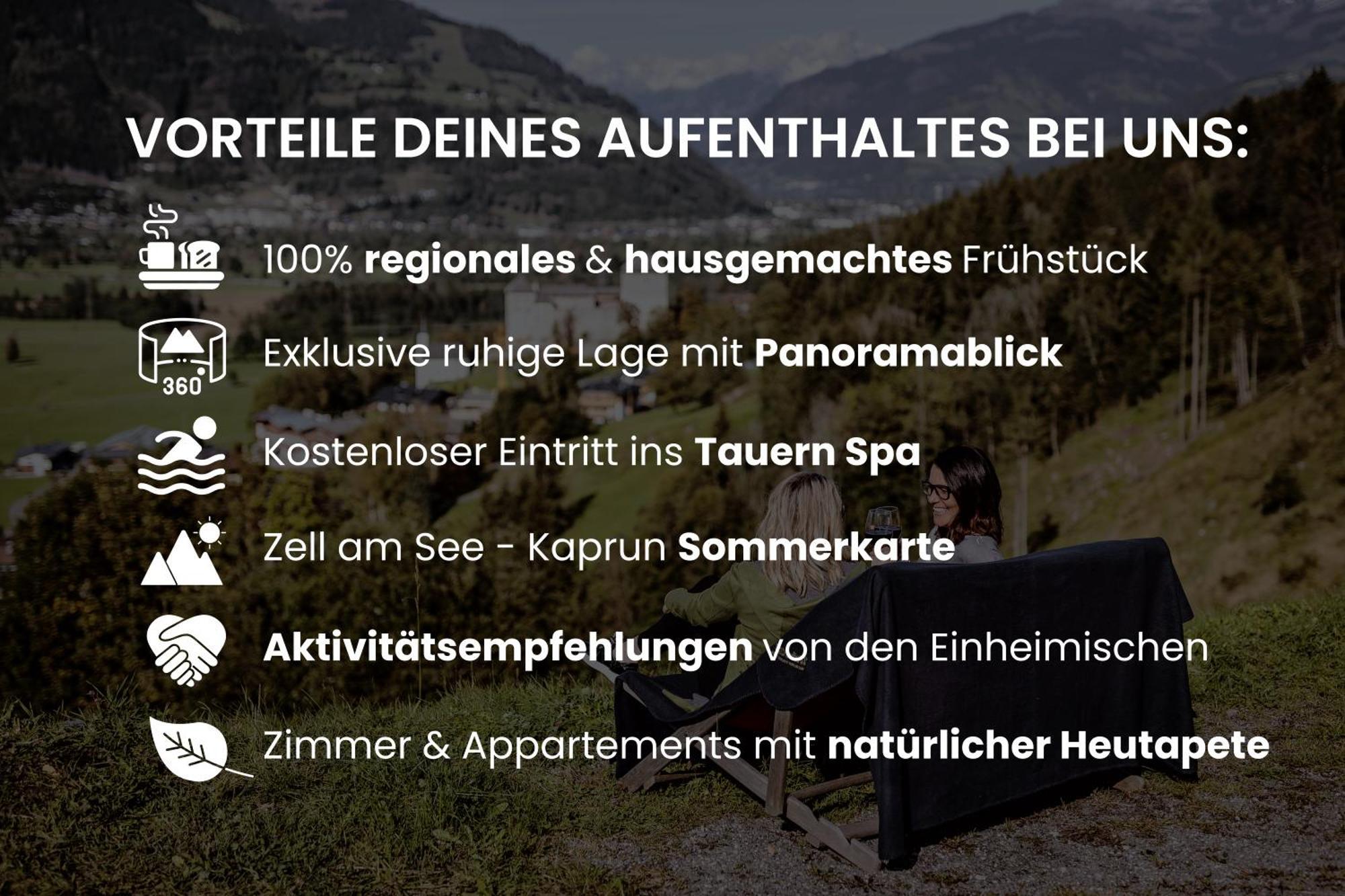 Panorama Hotel Guggenbichl - Inkl Sommerkarte, Einmaliger Eintritt Ins Tauern Spa & Bester Ausblick Ueber Kaprun Ngoại thất bức ảnh